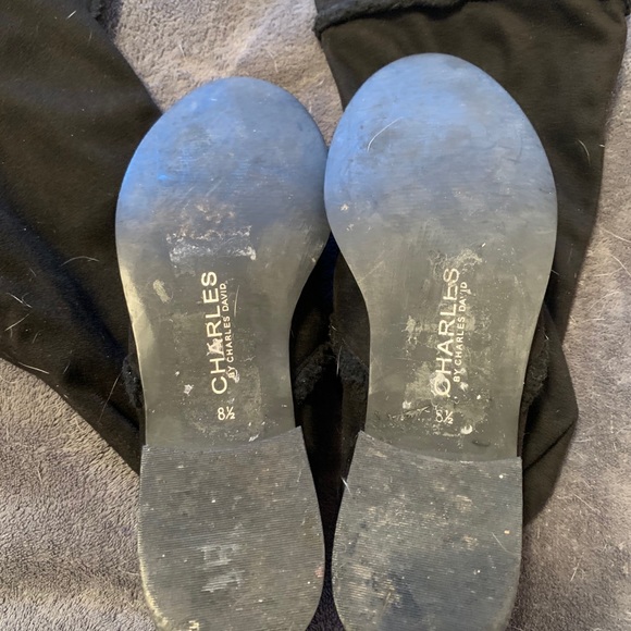 Charles David Over the Knee Suede Boots Sz 8 1/2 - Picture 4 of 5